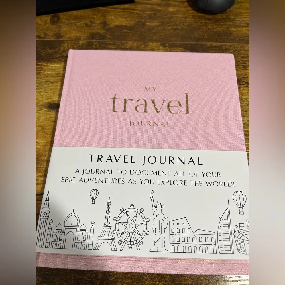 My Travel Journal Pink Hardcover